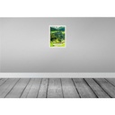 [LA-137828-H] Holzschild 40x30 cm Alpenzüge Schweiz Österreich Brücke Bildmotiv Reisemotiv Abenteuer Reisen Bild 2