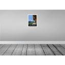 [LA-137848-H] Holzschild 40x30 cm Adelboden Schweiz Aussicht auf Gebirge Bildmotiv Reisemotiv Abenteuer Reisen Bild 2