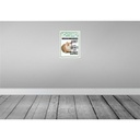 [LA-137876] Blechschild 40x30 cm Tiere Achtung Meerschweinchen Tier Haustier Bild 2
