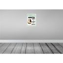 [LA-137878-H] Holzschild 40x30 cm Tiere Achtung Hamster Gebiet Tier Haustier Bild 2