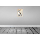 [LA-137885] Blechschild 40x30 cm Tiere Achtung hier Kaninchen Tier Haustier Bild 2