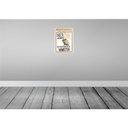 [LA-137886-H] Holzschild 40x30 cm Tiere Achtung hier Hamster Tier Haustier Bild 2