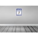 [LA-137893] Blechschild 40x30 cm parking for frech bulldog Parkplatzschild Bild 2