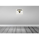 [LA-137930-H] Holzschild 30x40 cm Tiere Mops willkommen wohne hier Tier Haustier Bild 2