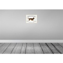 [LA-137933] Blechschild 30x40 cm Tiere Hund ich wohne hier du nicht Tier Haustier Bild 2