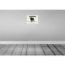 [LA-137938] Blechschild 30x40 cm Tiere Mops willkommen Zuhause Tier Haustier Hund Bild 2