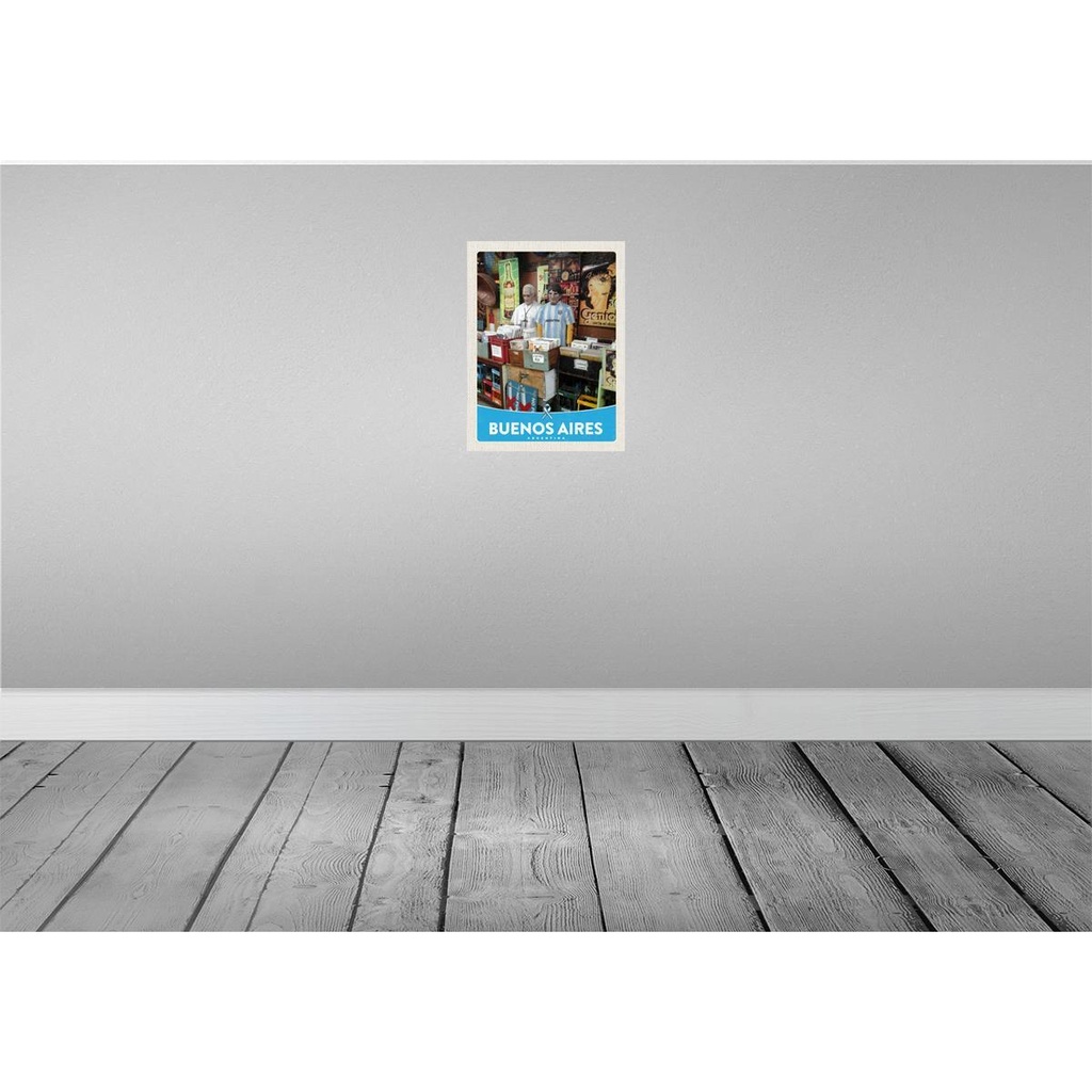 [LA-137963] Blechschild 40x30 cm Buenos Aires Urlaub Argentinien Platten Bildmotiv Reisemotiv Abenteuer Reisen Amerika USA Bild 2