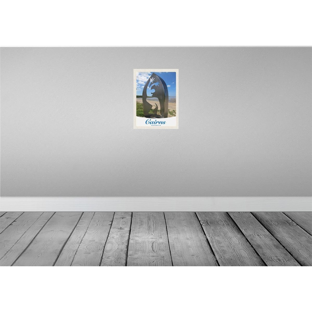 [LA-137966] Blechschild 40x30 cm Cairns Australien Strand Meer Natur Bildmotiv Reisemotiv Abenteuer Reisen Urlaub Bild 2