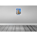 [LA-137968] Blechschild 40x30 cm Chile Stadt Architektur Europa Bildmotiv Reisemotiv Abenteuer Reisen Urlaub Häuser Bild 2