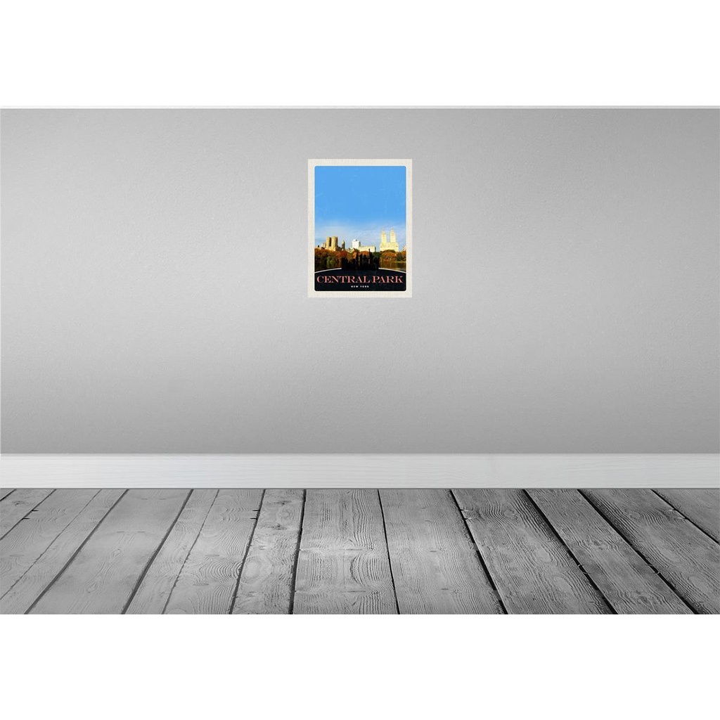 [LA-137980-H] Holzschild 40x30 cm Central Park Amerika New York Trip Bildmotiv Reisemotiv USA Bild 2