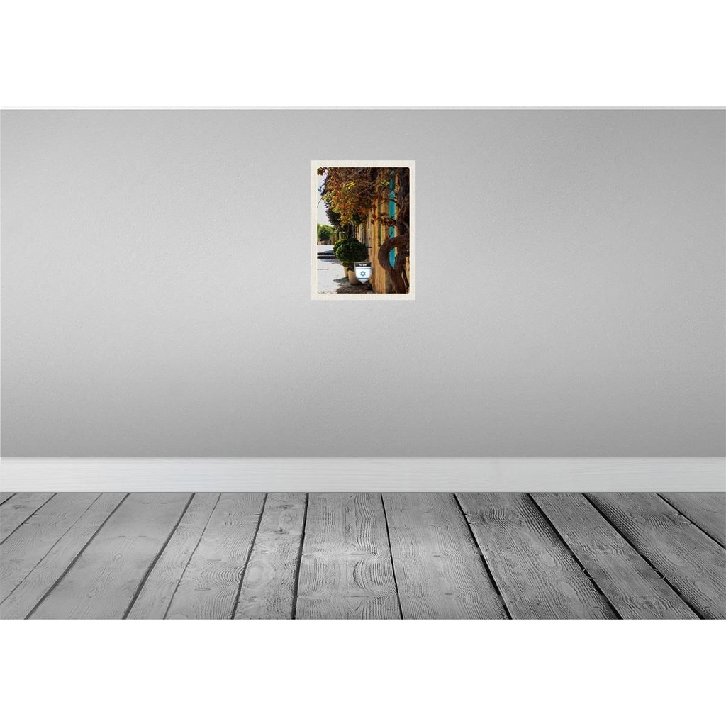 [LA-138019] Blechschild 40x30 cm Israel Stadt Pflanzen Bildmotiv Reisemotiv Abenteuer Reisen Dekoration Urlaub Bild 2