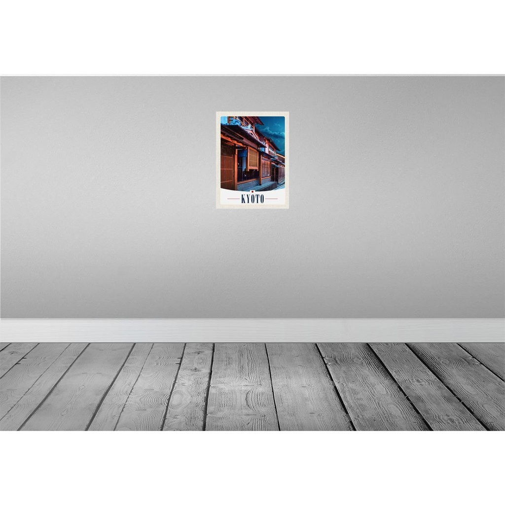 [LA-138027] Blechschild 40x30 cm Kyoto Japan Urlaub Asien Stadt Bildmotiv Reisemotiv Abenteuer Reisen Straße Bild 2