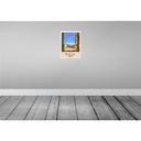 [LA-138047-H] Holzschild 40x30 cm Toskana Italien Platz Natur Kirche Bildmotiv Reisemotiv Europa Bild 2