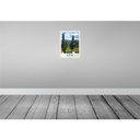 [LA-138060-H] Holzschild 40x30 cm Toskana Italien Natur Wiese Bildmotiv Reisemotiv Straße Stadt Bild 2