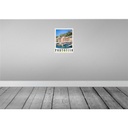 [LA-138102-H] Holzschild 40x30 cm Portofino Italien Riviera Meer Bildmotiv Reisemotiv Europa Bild 2