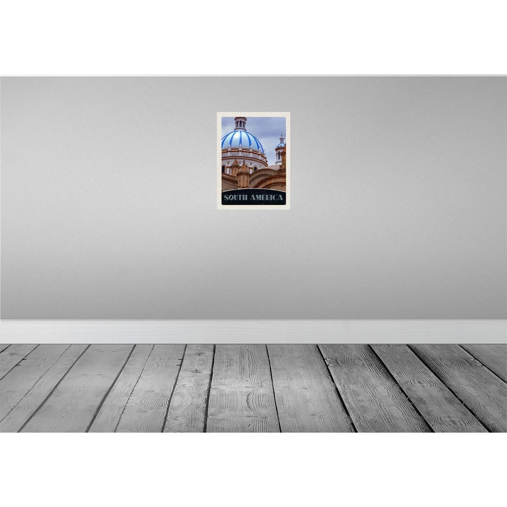 [LA-138104] Blechschild 40x30 cm Süd Amerika Urlaub Architektur Gebäude Bildmotiv Reisemotiv Abenteuer Reisen USA Bild 2