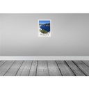 [LA-138110] Blechschild 40x30 cm Provence Frankreich Meer Gebirge Bildmotiv Reisemotiv Abenteuer Reisen Europa Urlaub Bild 2