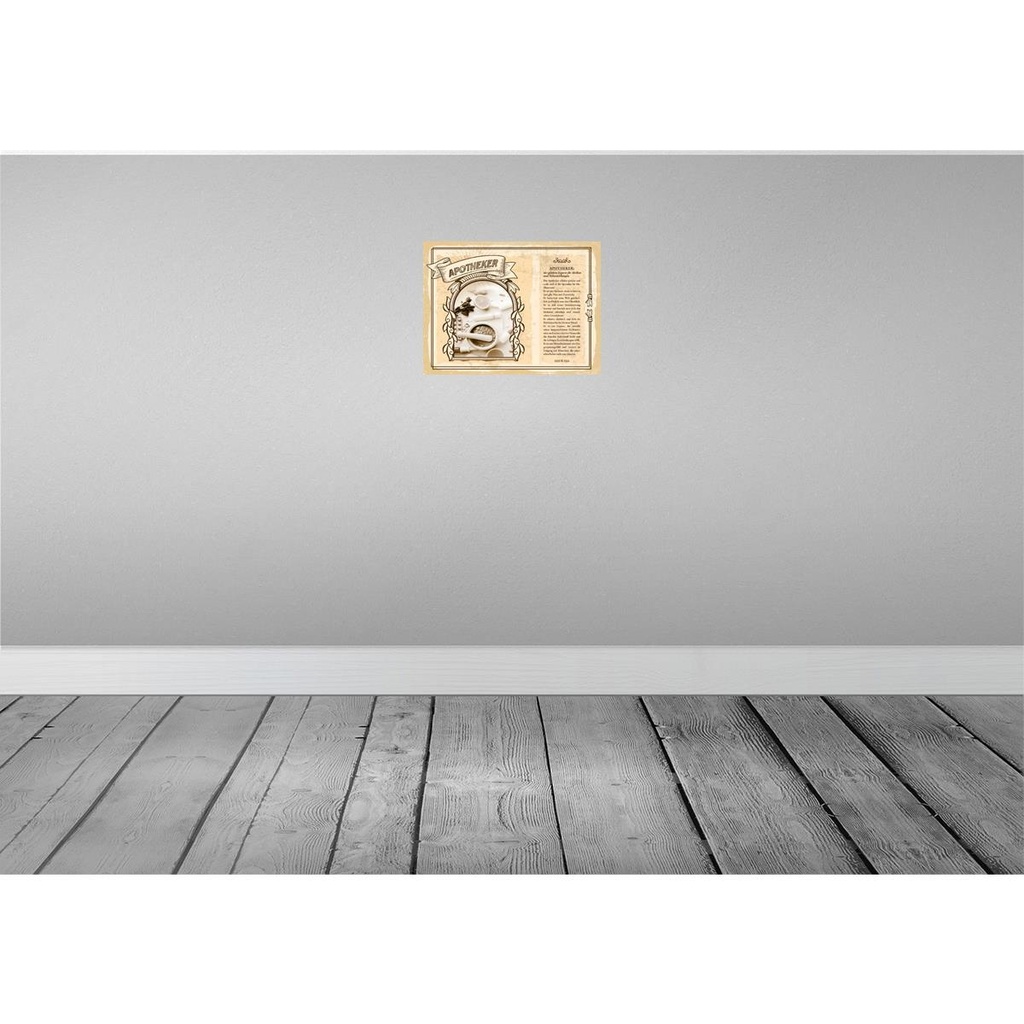 [LA-138160-H] Holzschild 30x40 cm Apotheker Risiken Nebenwirkungen Beruf Arbeit Bild 2