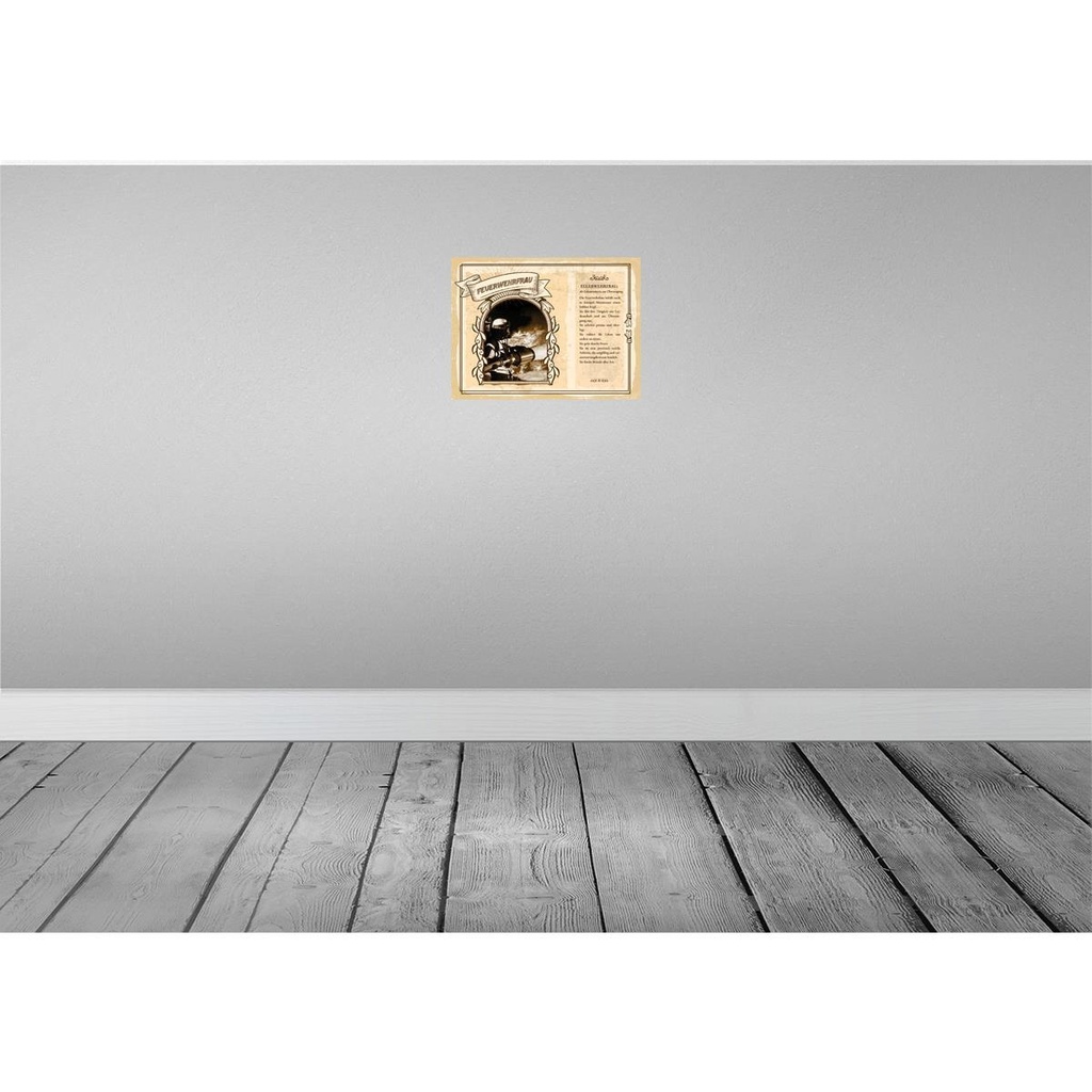 [LA-138198-H] Holzschild 30x40 cm Feuerwehrfrau Lebensretterin Not Beruf Arbeit Bild 2