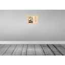 [LA-138208-H] Holzschild 30x40 cm Friseur Stylist geschulten Blick Beruf Arbeit Bild 2