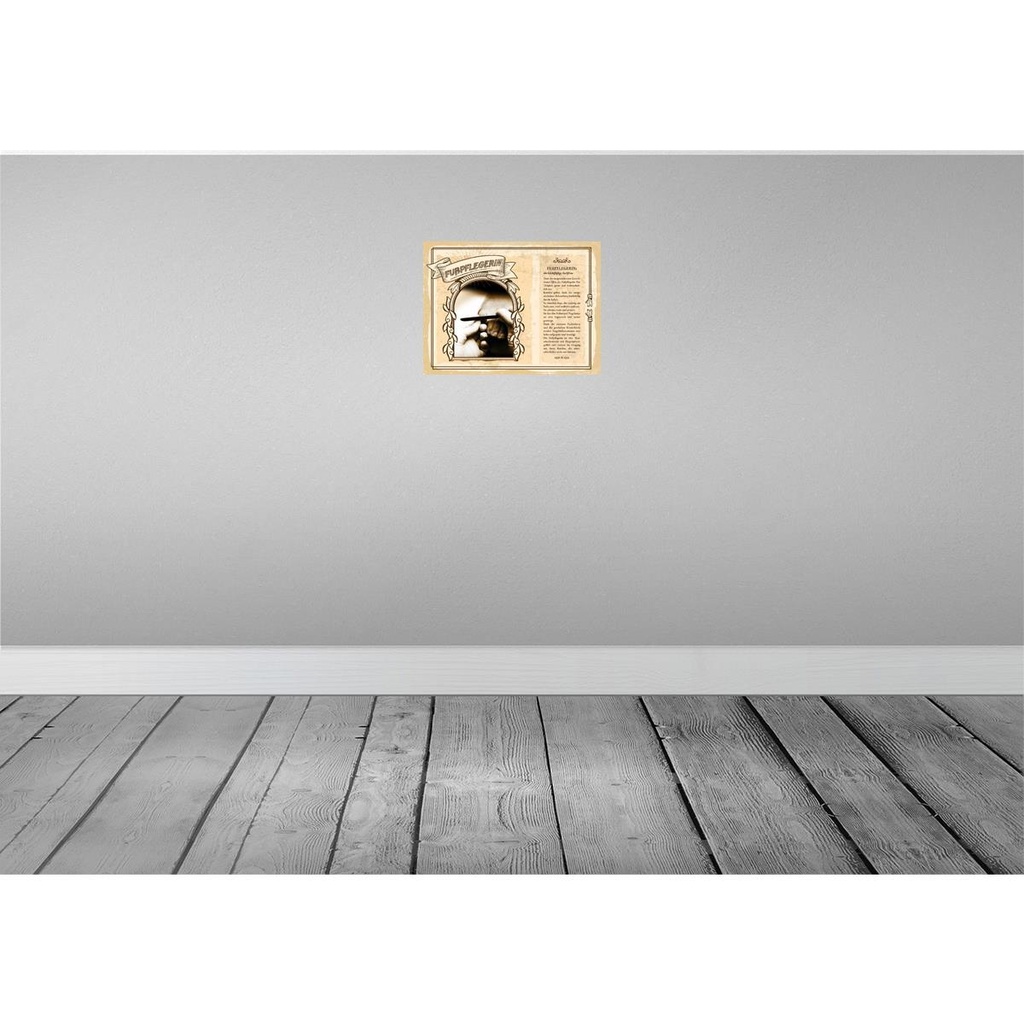 [LA-138210-H] Holzschild 30x40 cm Fußpflegerin leichtfüßig Fachfrau Beruf Arbeit Bild 2