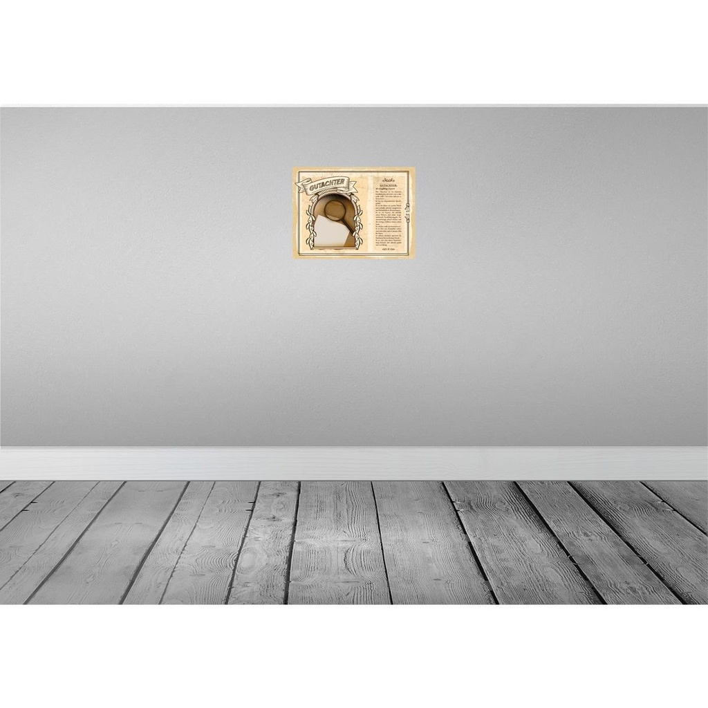 [LA-138216] Blechschild 30x40 cm Gutachter sorgfälltiger Experte Spruch Zitat Bild 2