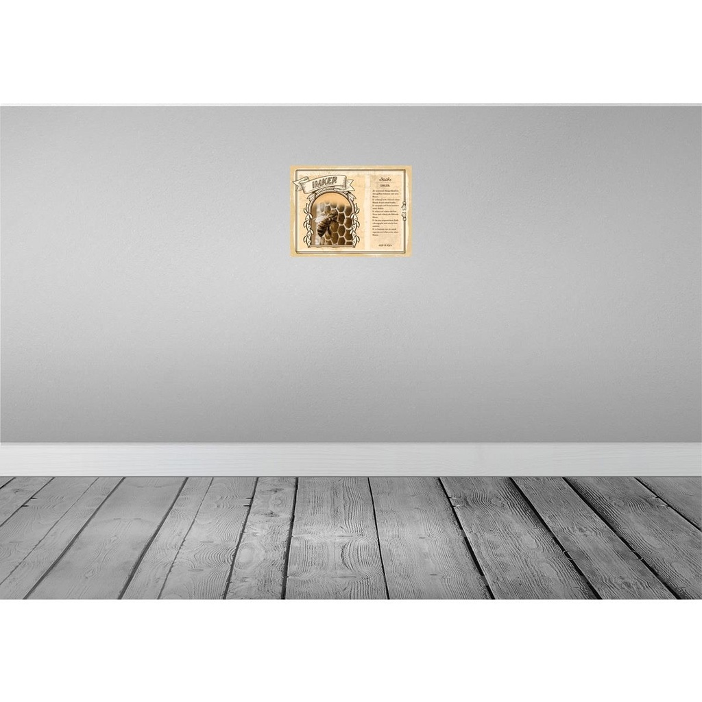 [LA-138220] Blechschild 30x40 cm Imker summender Honigschleuderer Beruf Arbeit Bild 2
