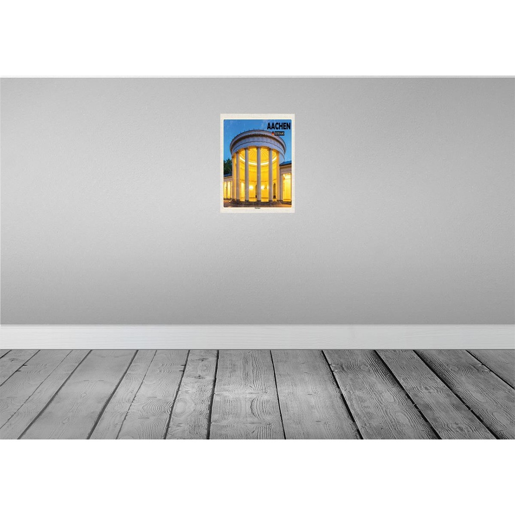 [LA-138294] Blechschild 40x30 cm Aachen Deutschland Elisenbrunnen Bildmotiv Reisemotiv Abenteuer Reisen Urlaub Bild 2