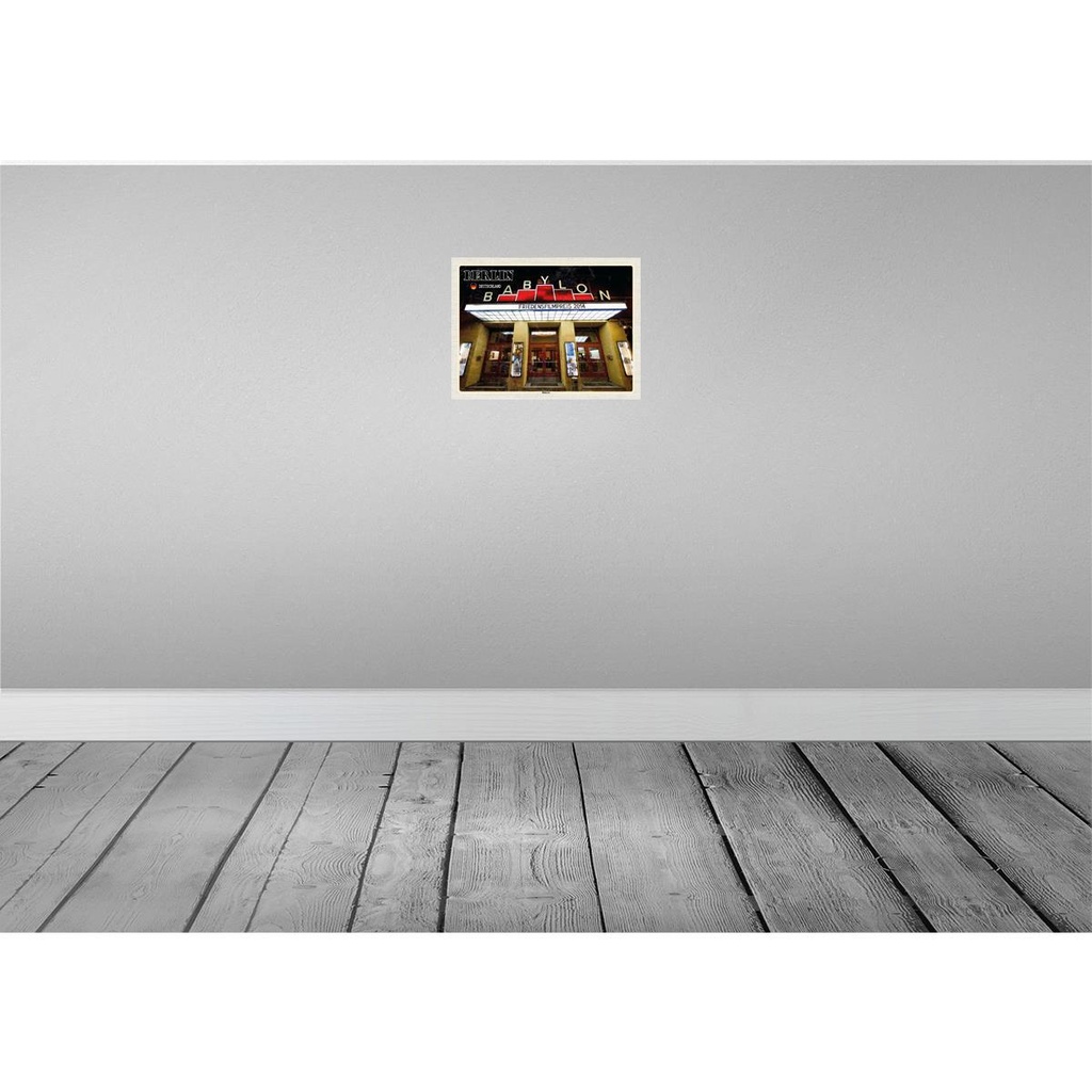 [LA-138298] Blechschild 30x40 cm Berlin Deutschland Babylon Kino Bildmotiv Reisemotiv Abenteuer Reisen Urlaub Bild 2