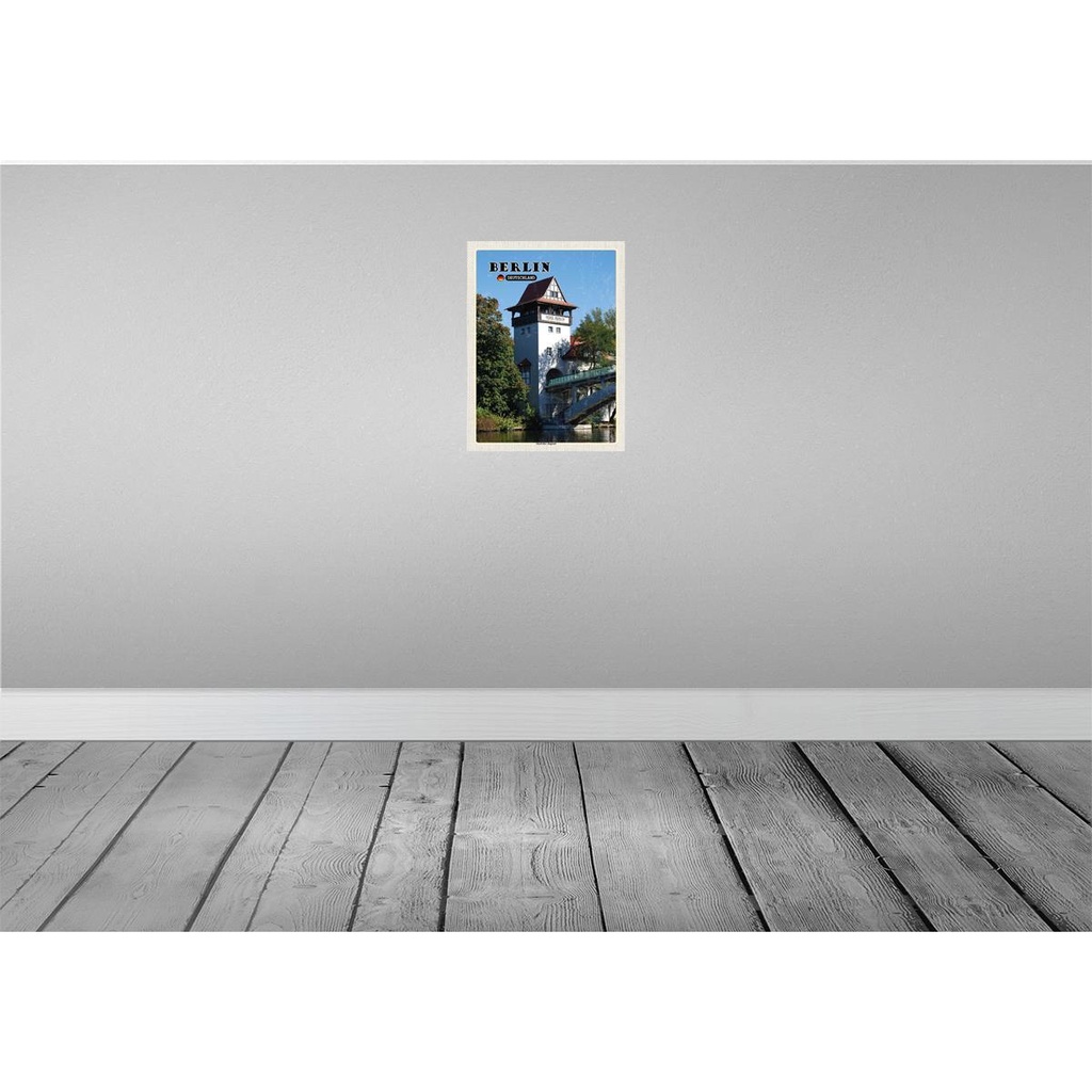 [LA-138309] Blechschild 40x30 cm Berlin Insel Stadt Urlaub der Jugend Reise Bildmotiv Reisemotiv Abenteuer Reisen Straße Bild 2