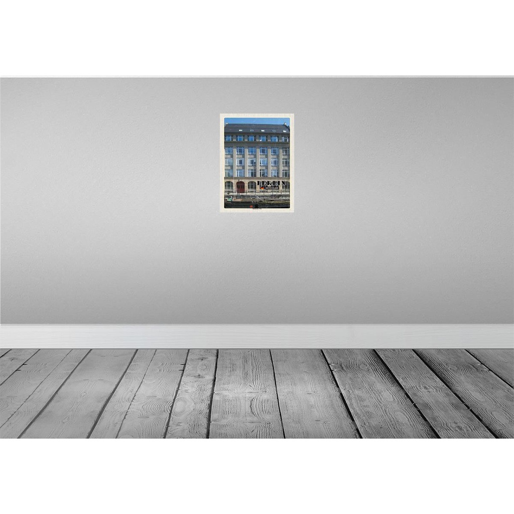 [LA-138313] Blechschild 40x30 cm Berlin Märkisches Urlaub Ufer Boot Bildmotiv Reisemotiv Abenteuer Reisen Straße Stadt Bild 2