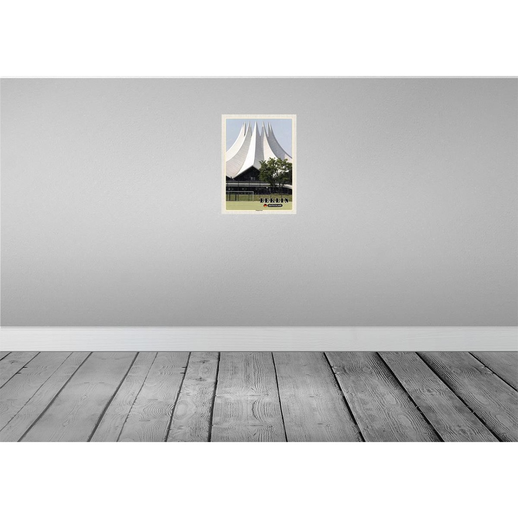 [LA-138330] Blechschild 40x30 cm Berlin Deutschland Tempodrom Bildmotiv Reisemotiv Abenteuer Reisen Urlaub Bild 2
