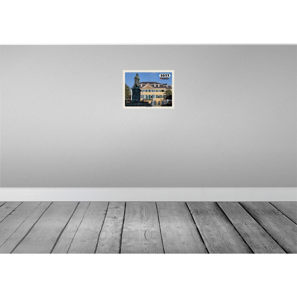 [LA-138339] Blechschild 30x40 cm Bonn Beethoven Architektur Denkmal Bildmotiv Reisemotiv Abenteuer Reisen Urlaub Häuser Bild 2