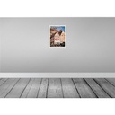 [LA-138368-H] Holzschild 40x30 cm Nürnberg Deutschland Altstadt Bildmotiv Reisemotiv Straße Stadt Bild 2
