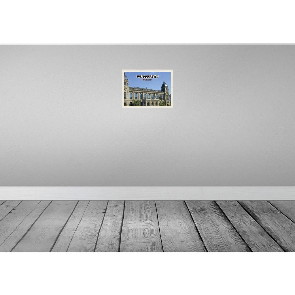 [LA-138377] Blechschild 30x40 cm Wuppertal Deutschland Stadthalle Bildmotiv Reisemotiv Abenteuer Reisen Urlaub Bild 2