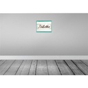 [LA-138412] Blechschild 30x40 cm Toilette blau braun Warnschild Hinweisschild Sicherheit Vorsicht Bild 2