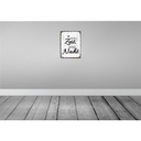 [LA-138437-H] Holzschild 40x30 cm Kommt Ziet, Naht braun Dekoration Bild 2