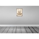 [LA-138474] Blechschild 40x30 cm Bitte im sitzen pinkeln! braun Spruch Zitat Bild 2