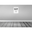 [LA-138496-H] Holzschild 40x30 cm lustig Zustand Ich bin wach Dekoration Bild 2