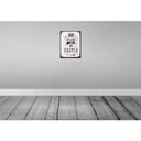 [LA-138524] Blechschild 40x30 cm My home is Castle Dekoration Bild 2