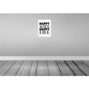 [LA-138541-H] Holzschild 40x30 cm Frau Happy wife Life Männer Frauen Bild 2