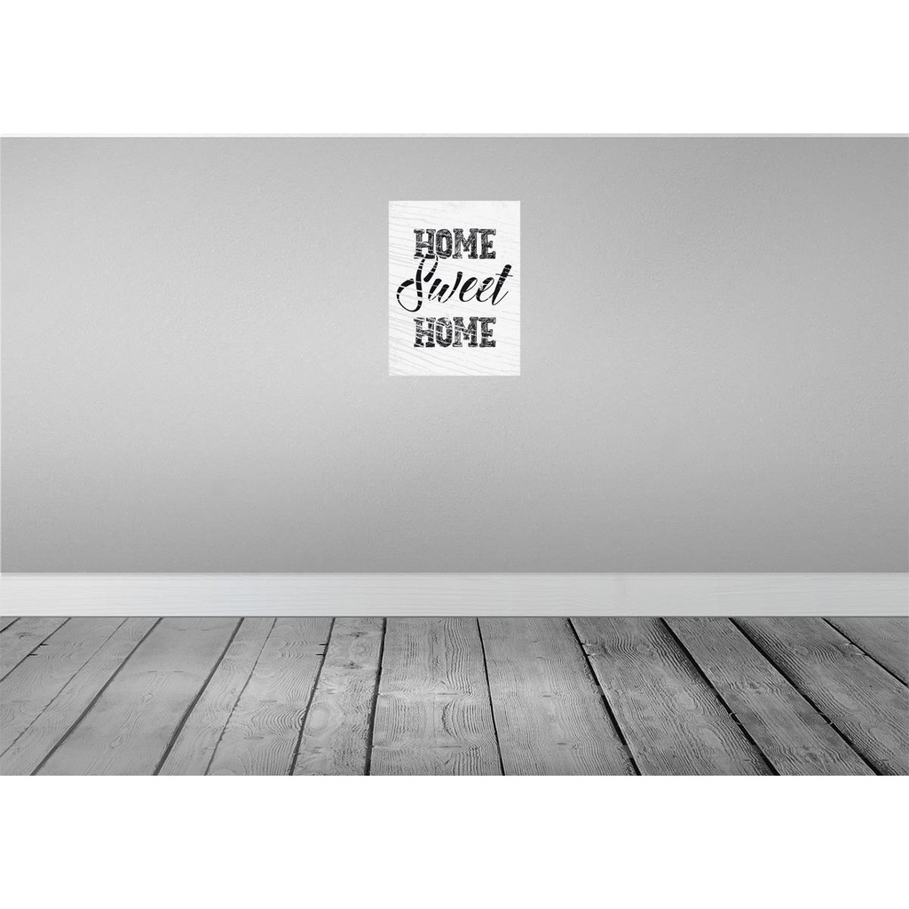 [LA-138591-H] Holzschild 40x30 cm Home Sweet Geschenk Bild 2