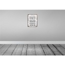 [LA-138601] Blechschild 40x30 cm Sei du selbst mache Fehler lerne Spruch Zitat Bild 2