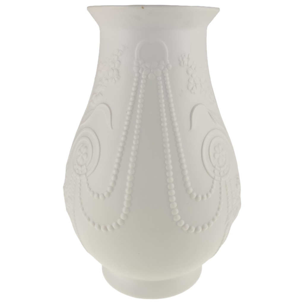 [1805995] Vase D 13,5 cm H 21 AK Kaiser weiß M.Frey Porzellan Bisquitporzellan gebraucht-sehr gut #442149 Bild 2
