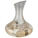 [1806074] Weinkaraffe handbemalt 2,3 L H 26 B 21 Glas gebraucht-gut Bild 2