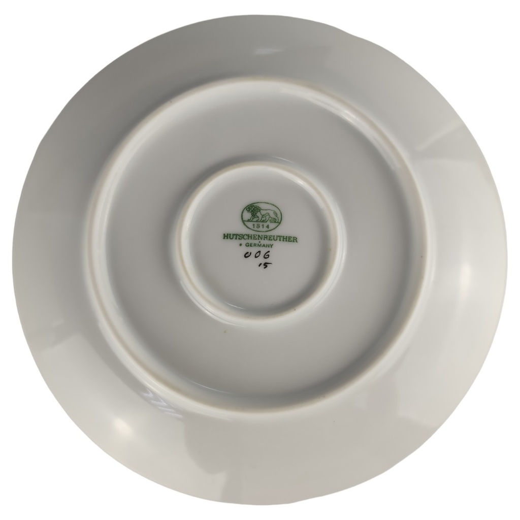 [1806086] Sauciere H 8 D 16 1tlg. Hutschenreuther Relief Platinrand Porzellan gebraucht-sehr gut Bild 5