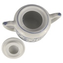 [1806168] Zuckerdose H 7,8 L 13,2 B 8,3 Jaeger & Co Indisch Blau Strohblume Porzellan gebraucht-sehr gut Bild 3