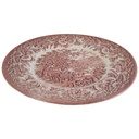 [1818201] Speiseteller 24,7 cm English Ironstone Tableware (EIT) EIT England Baumstäme auf Wagen Rot Bild 2