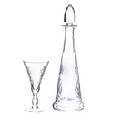 [LA-1821877] Wein Set Karaffe und 6 Gläser aus handgeschliffenem Glas Bild 2