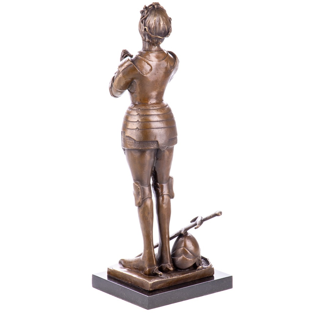 [LA-1822478] Bronzeskulptur Bronzefigur Jeanne d'Arc nach Mercier Bild 3